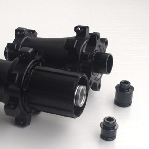 FUANA 12 mm 15 mm auf 9 mm Steckachse, Schnellspanner-Naben-Umwandlungsadapter für Hope für DT Swiss CNC-gefräste 7075 Aluminiumlegierung, 2 Stück