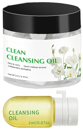 Cleansing Oil Makeup Remover för ansikte - 28st oljerengöring i | resestorlek för engångsartiklar ansikte - Ansiktsrengöringsolja, oljerengöring, hudvård, ögonmakeupborttagare, reseväsen
