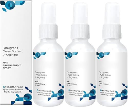 Spray per il potenziamento maschile, spray energizzante da uomo, migliora sia la vitalità che la resistenza, migliora il fascino maschile con risultati ad azione rapida (3 Pcs)