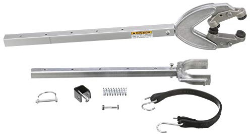 attwood Shock Absorbing Transom Saver, Adjustable from 31 to 40 Inches, Heavy Duty Head, Roller and Trailer Mounts, SP-429-RB