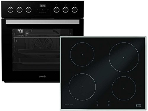 Gorenje Cuisinière Set BCI 637 E31 x G de 2 + induction vitrocéramique ID 634 X