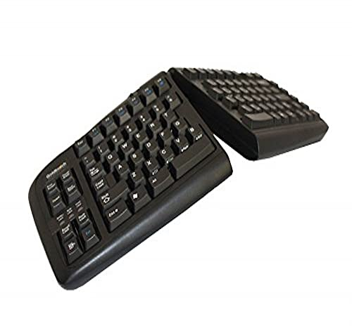 BakkerElkhuizen Goldtouch Adjustable V2 Split Tastatur, deutsches Lay-Out schwarz