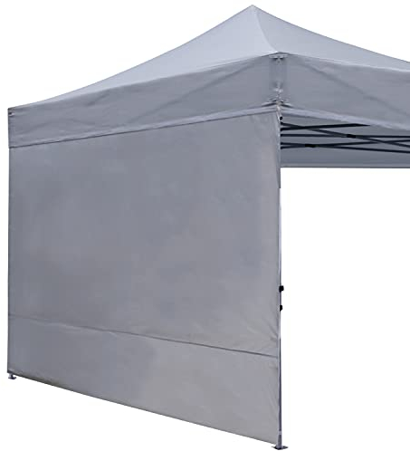 ABCCANOPY Pavillon Seitenwände für 3x3m/3x6m Gartenpavillon Seitenteile,Partyzelt,Faltpavillon,Wasserdicht,ohne Fenster,Grau