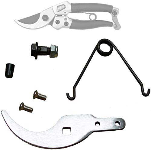 MASTER Reparaturset Ersatzfeder + Gegenklinge Bypass + Schrauben/Original Ersatzteil MASTER GARTEN Damengartenschere/Art.Nr.00020 / XtremCut Lady L1