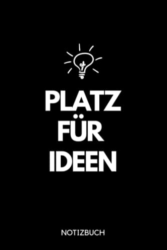 Notizbuch: für Ideen | Platz für Ideen | 120 LINIERTE Seiten | ca. DIN A5