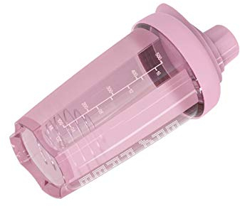 500 ml Protein Shaker mit Messskala, Protein Shake Cup für Fitness, Pink