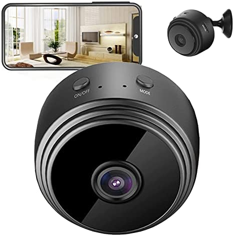 Telecamera di Sicurezza per Interni, Mini Telecamera WiFi 1080P HD Baby Monitor con Scatto Notturno a Infrarossi, Sensore di Movimento e Grandangolo 150°, Dimensioni Compatte, Telecamera di Sicurezza