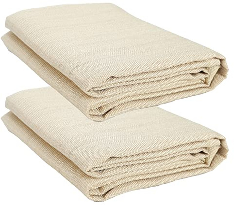 BACLAUGH Glass fiber welding blanket 4 'x 6' family welding desktop with fire blankets, welding curtain grille carpet, welding tool welding blanket coverage, flame retardant | fire prevention 2PCS