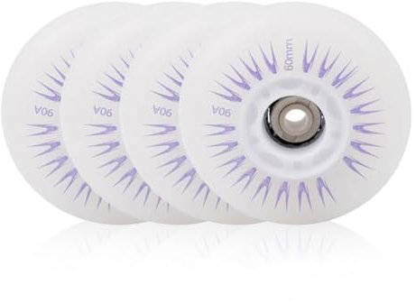 Inline Skate räder 60mm / 70mm / 80mm 90A Inline-Roller-Skate-Räder 4pcs gleiten Pu. Skating blinkende Radrollen robuste Leuchträder (Color : 70mm)