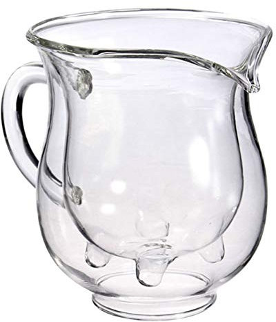 Milchkännchen Kreative Kuh Doppelschicht Glas Creamer Cup 250ml Schöne Milchkrug Juice Tee Kaffeetasse Klarglas Becher Milch Fruchter Krug Milchschaumkrug