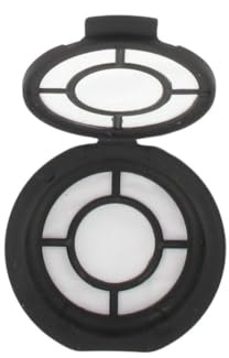 Fackelmann 42227 Set mit 2 wiederverwendbaren Kaffeekapseln, Senseo kompatibel, wiederverwendbare Kaffeekapsel, Kaffeepad, wiederverwendbar, Permanentkapseln, PET, 7 x 1 cm