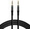 everActive CBS-1JB Câble en silicone avec prise jack stéréo 3,5 mm Noir 100 cm