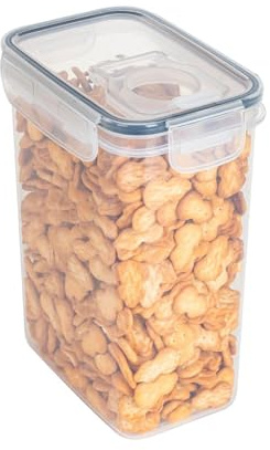 Vorratsdosen Set, 2.0L Müsli Schüttdose, Frischhaltedosen,Vorratsbehälter Luftdicht,Vorratsdosen mit Deckel Luftdicht Set, Mehl Aufbewahrungsbehälter, Aufbewahrungsbox Küche für Spaghetti, Mehl, Müsli