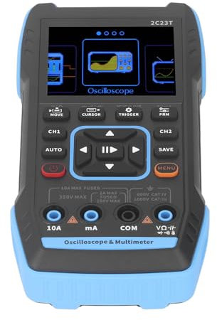 Osciloscopio Digital, Generador de Señal de Osciloscopio Digital, Aplicación de Carcasa ABS Grande de Alto Voltaje para Sitios de Construcción
