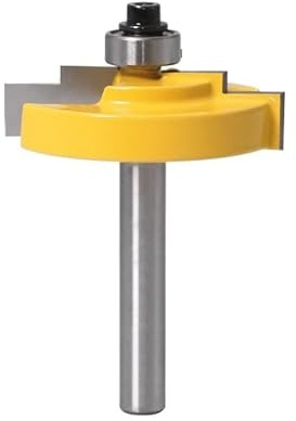 1PC 8MM 1/2 12.7MM tige fraise sculpture sur bois cadre photo étagé feuillure moulage routeur Bit C3 carbure coupe à pointe(Size:8mm)