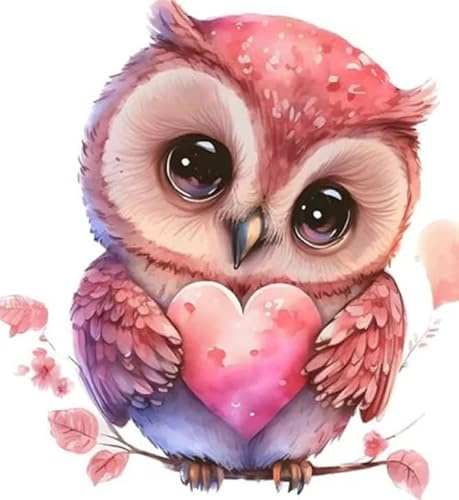Picmondoo Diamond Painting Mini - Loving Owl - Set