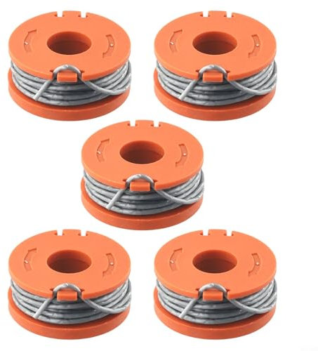Lawn Tool Accessory 5 Trimmer Spools Compatible with Various Models Including Argos Catalogue Items