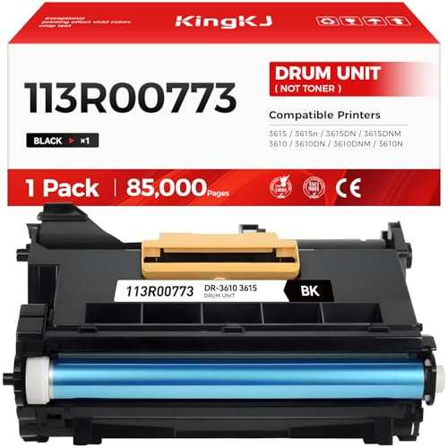113R00773 Drum Unit (Not Toner) Replacement for Xerox 113R00773 3610 3615 Image-Drum Compatible with Xerox WorkCentre 3615 3615n 3615DN 3615DNM Phaser 3610 3610DN 3610DNM 3610N DocuPrint M455 Printer