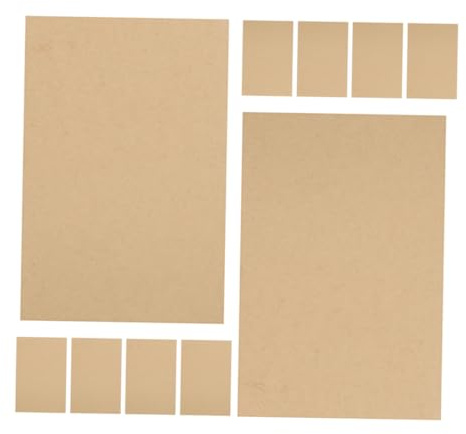 DOITOOL 10stücke Kopierblock aus Kraftpapier Notizbuch Blanko Selbstdurchschreibender Schreibblock Leere Notizblöcke Tragbar für Geschäftsdokumente und Reiseaufzeichnungen