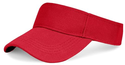 jerbro Unisex Visoren Cap Sonne Hut Golf Tenniskappe mit Sonnenblende Baseball Kappe Baseballmütze Einstellbar Visor Sommer Schirmmütze für Damen Herren