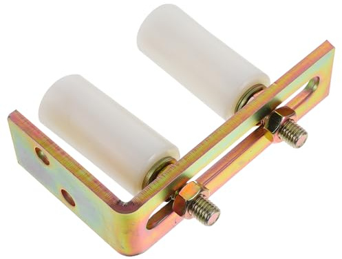 IWOWHERO Kit Guida a Rulli per Cancelli Scorrevoli in Nylon Industriale con Puleggia a Cuscinetto Ferramenta Completa e Funzionamento Silenzioso per Porte Scorrevoli Garage e Cancelli