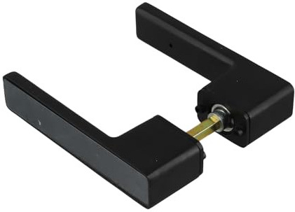 Homeponnew Verrou de porte minimaliste silencieux pour chambre à coucher, serrure de porte intérieure en alliage de zinc avec entrée sans clé, fermeture lisse, 158 x 32 x 52 mm, compatible avec portes