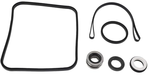 TOPINCN Kit de Reparación de Reconstrucción de Junta Tórica, Reemplazo de Junta de Sellado de Tórica de Bomba de Piscina de Goma con 6 Piezas de Accesorios de Bomba para Super