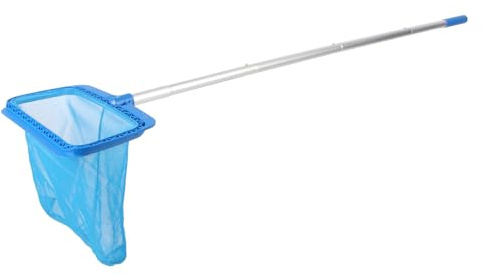 Red de Espumadera para Piscina Ainoli, Red de Espumadera de Hoja de Malla Fina de Poste Largo para Piscinas, spas y Fuentes