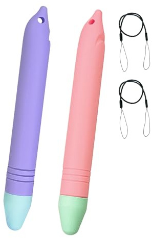 Penna digitale per bambini con funzione anti-rotolo e estremità in silicone sicura, con funzione stabile per tablet e telefoni