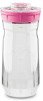 Kefirko Kefir Fermentier Set – Das ideale Set für Milchkefir oder Wasserkefir zu Hause - 1,4 Liter (Rosa)