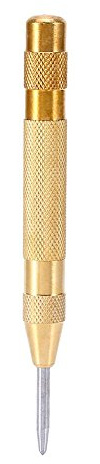 Punzone Centrali Automatico, 12,7cm in Acciaio a Molla Punch Tool per Vetro Legno Plastica Determinare Drilling Posizione