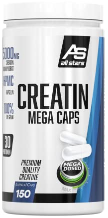 All Stars Creatin Mega Caps - Kapseln á 1183 mg, 150 Kapseln, 177 g