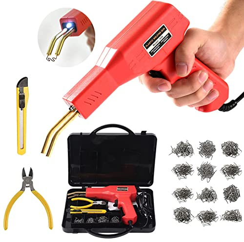 150W Kunststoff-Schweißgerät, Reparatur von Lötpistole, Heißhefter, Reparaturset für Stoßstange, Auto, Reparatur-Set aus Kunststoff für Stoßstangen/Autos