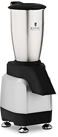Royal Catering RCIC-3 Machine À Glace Pilée Broyeur À Glaçons Appareil Pileur Électrique (200 W, 900 tr/min, 3 litres, Inox, aluminium, plastique, Grand bec verseur)