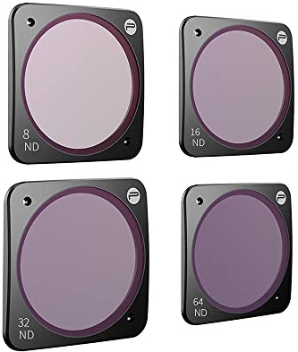PGYTECH DJI ACTION 2 ND 8/16/32/64 Neutral Density Filter Set (Professional) Waterproof & Oilproof (P-28A-013)
