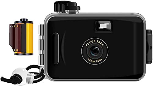 Disposable Camera Single Use Film Camera/Reusable 35mm Film Camera,One time Imaging,5m Waterproof,Retro Style Film Camera Multipack(Size:35mmFlim,Color:Black)