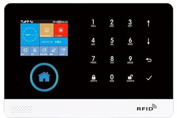 Sistema de Alarma Sistema De Alarma WiFi 4G, Control por Aplicación Tuya Smart Life For Alarma DE Seguridad For EL HOGAR, Sensor PIR, Sensor De Puerta, Kit De Casa Inteligente, Panel De Alarma contra