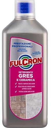 La zappa Detergente neutro Fulcron per lavare i pavimenti in cotto e pietre naturali, da 1 litro