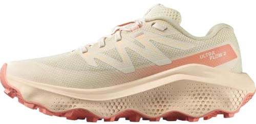 Salomon Damen Ultra Flow 2, vielseitige Trailrunning Schuhe für Komfort, ideal für Wanderungen und Trailrunning bei Outdoor-Abenteuern, Mandel, 40 ⅔