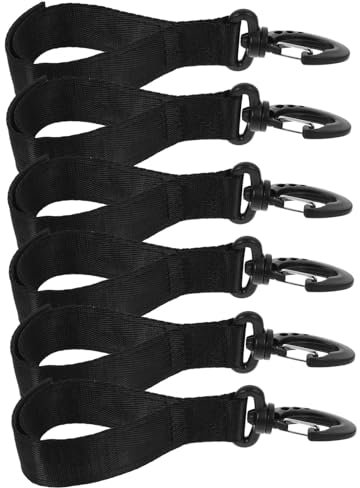 JUMPLAWN 6stücke Kajak-paddelhalter Mit Verstellbarer Befestigungsschnalle Stabiler Anlegehaken Für Bootszubehör Praktischer Anlegehaken Mit Bootshaken-Funktion
