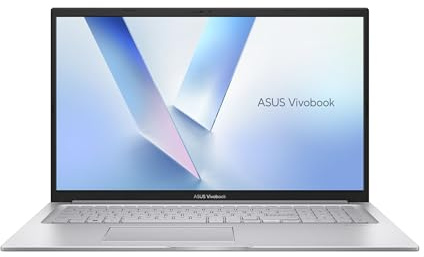 ASUS Vivobook 17 | 17,3 FHD | Core i7 1355U | RAM: 16GB | SSD: 1TB | Laptop in Cool Silver | beleuchtete Tastatur | Windows 11 Pro | Office 2024 Pro | Notebooktasche