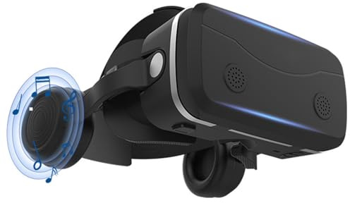 Gafas 3D - Auricular Para Smartphone De Realidad Virtual - Auriculares De Realidad Virtual Para Móviles Todo En - Compatibles Con Smartphone Y Otros Dispositivos Móviles