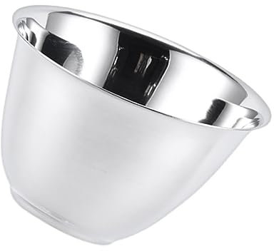 POPETPOP Bol Inox Cuisine Saladier Incliné Bol De Service à Légumes Vaisselle Acier Inoxydable