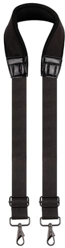 Tracolla regolabile per fotocamera, tracolla elastica per fotocamera, tracolla per fotocamera e binocolo, cintura per fotocamera a decompressione lavabile, adatta per Sony, Canon e altre marche, Nero