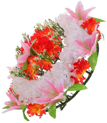 TOPPERFUN De Flores Artificial para Wreath De para Cementerio Decoración Floral Conmemorativa para y Funerales