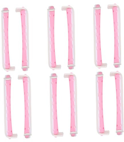 SHERCHPRY 12pezzi Bigodini per Permanente Bigodini per Arricciare Capelli Kit per Permanente Strumenti per Styling dei Capelli