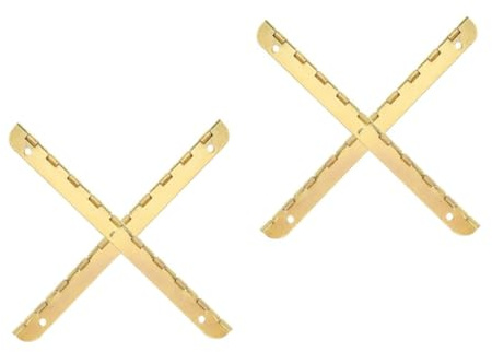 Operitacx 2 Ensembles Charnière en fer doré charnières pour petit amovible amovible artisanat antique Cas ancien rétro de piano de boîtier de bijoux le fer