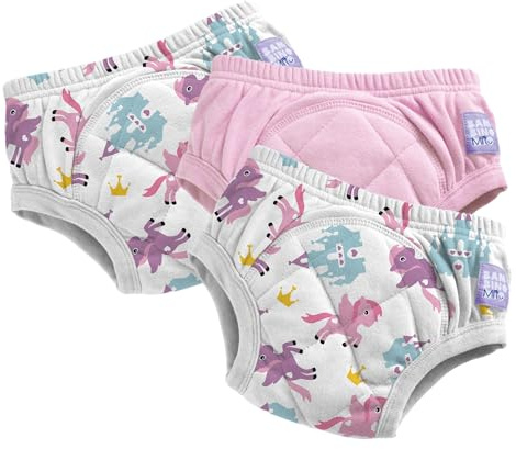 Bambino Mio Töpfchen-Trainingshose aus Baumwolle, 3er-Pack, 2-3 Jahre | Weiche Baumwoll-Trainingshose mit saugfähigem Kern für kleine Missgeschicke – ideal für den Übergang von der Windel.