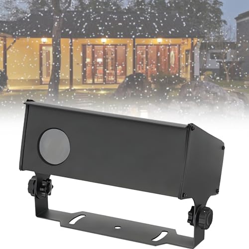 PxkVrin Proyector láser de Luces navideñas para Exteriores, proyector de películas para Exteriores, Resistente al Agua IP65, para jardín de casa y cumpleaños. White