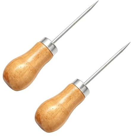 2 Pcs Bradawl Tool, Heavy Duty Awl Tool Woodworking Craft Tools